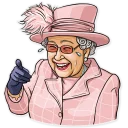 Sticker from The Queen
