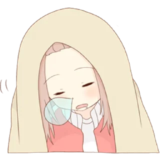 Sticker from Ленивая тян @nyasticks