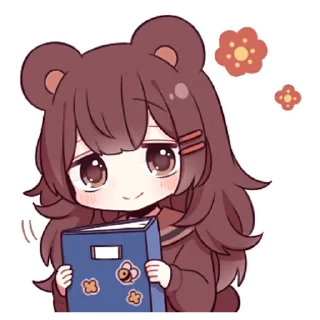 Sticker from Медведица-тян @nyasticks