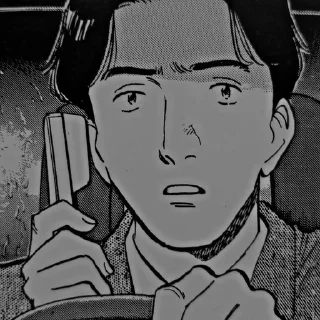 Sticker from Naoki Urasawa's Monster