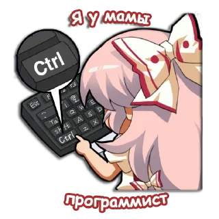Sticker from Touhou Fuji-chan
