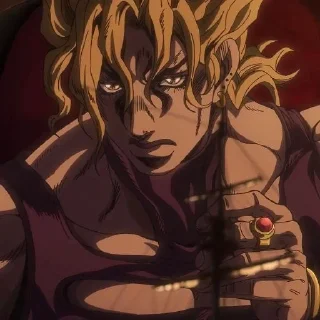 Sticker from dio brando