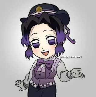 🤗 emoji shinobu kochou Telegram sticker 20 of 45