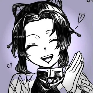 🙌 emoji shinobu kochou Telegram sticker 2 of 45