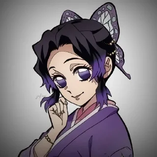 😊 emoji shinobu kochou Telegram sticker 15 of 45