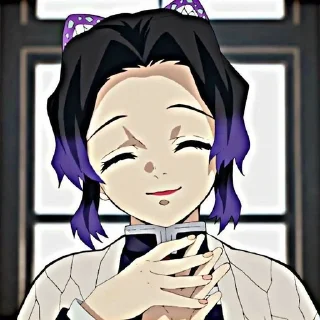☺️ emoji shinobu kochou Telegram sticker 11 of 45