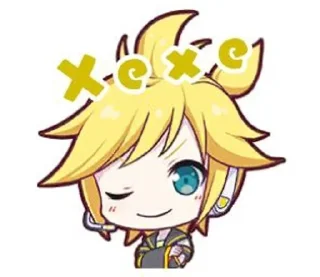 🌟 emoji Кагаміне Лен || @sugarstiff Telegram sticker 12 of 110