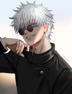 Sticker from Годжо -> @animebotsa