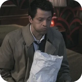 Sticker from Castiel | Supernatural @MacraniFilms