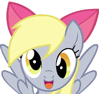 Sticker from Derpy Princess by @mlpstickers