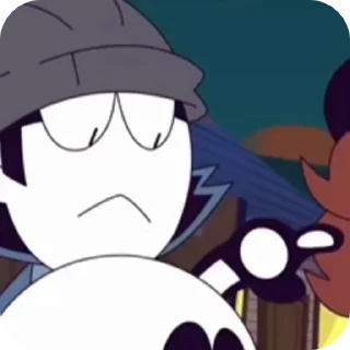 😧 emoji Spooky month: hollow sorrows t Telegram sticker 5 of 50