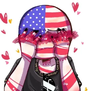 🇺🇸 emoji Countryhumans USA Telegram sticker 11 of 24