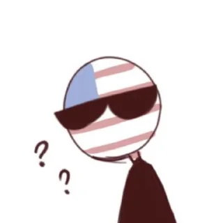 🇺🇸 emoji Countryhumans USA Telegram sticker 2 of 24