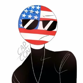 🇺🇸 emoji Countryhumans USA Telegram sticker 6 of 24