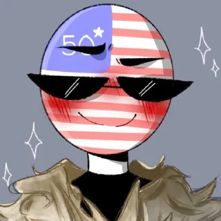 🇺🇸 emoji Countryhumans USA Telegram sticker 10 of 24