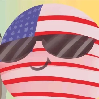 🇺🇸 emoji Countryhumans USA Telegram sticker 1 of 24
