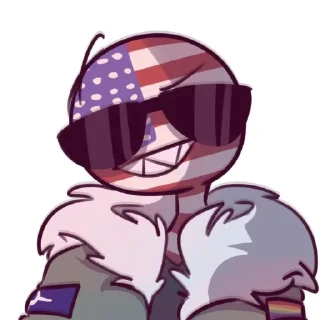 🇺🇸 emoji Countryhumans USA Telegram sticker 15 of 24