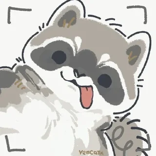 ♡Енотка♡ sticker 3