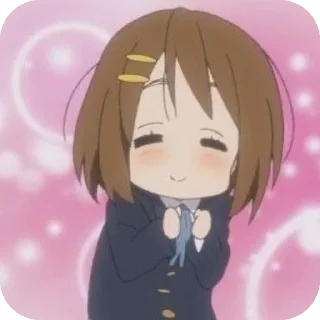❤ emoji yui hirasawa !! | @starqwu Telegram sticker 13 of 30