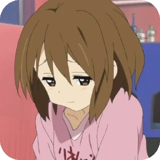 ❤ emoji yui hirasawa !! | @starqwu Telegram sticker 14 of 30