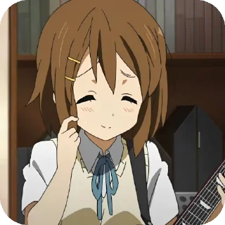 ❤ emoji yui hirasawa !! | @starqwu Telegram sticker 23 of 30