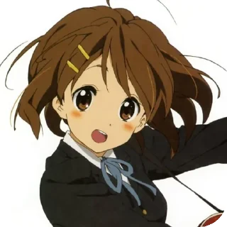 ❤ emoji yui hirasawa !! | @starqwu Telegram sticker 11 of 30