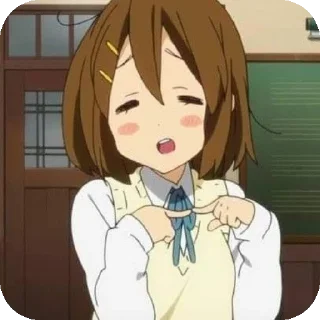 ❤ emoji yui hirasawa !! | @starqwu Telegram sticker 4 of 30