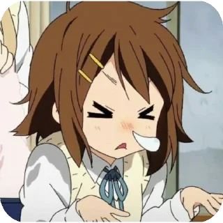 ❤ emoji yui hirasawa !! | @starqwu Telegram sticker 20 of 30