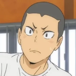😕 emoji Haikyuu! Telegram sticker 11 of 120