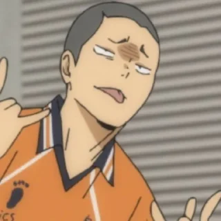 🤘 emoji Haikyuu! Telegram sticker 12 of 120