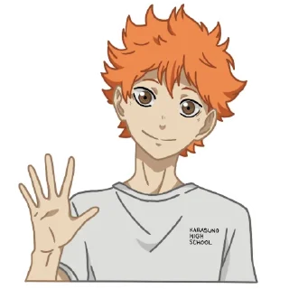 👋 emoji Haikyuu! Telegram sticker 18 of 30