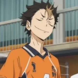 🤥 emoji Haikyuu! Telegram sticker 17 of 120