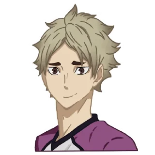 😊 emoji Haikyuu! Telegram sticker 9 of 30