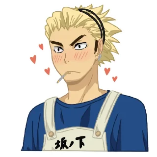 🥰 emoji Haikyuu! Telegram sticker 21 of 30