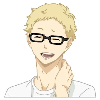 😅 emoji Haikyuu! Telegram sticker 17 of 30