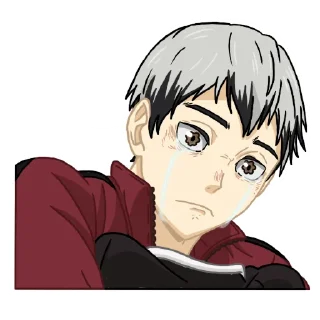 😭 emoji Haikyuu! Telegram sticker 19 of 30