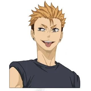 😝 emoji Haikyuu! Telegram sticker 22 of 30