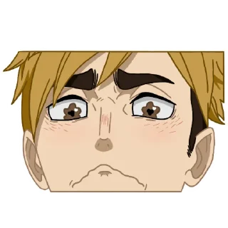 😢 emoji Haikyuu! Telegram sticker 15 of 30