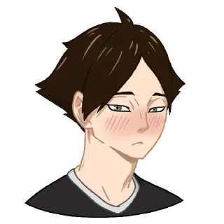 😚 emoji Haikyuu! Telegram sticker 24 of 30