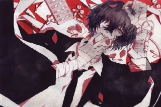 Sticker from Dazai Osamu