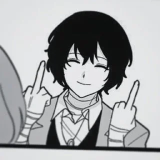 Sticker from Dazai Osamu