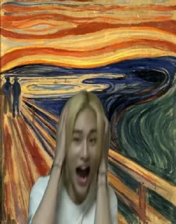 😱 emoji Стрэй кидс Telegram sticker 2 of 7