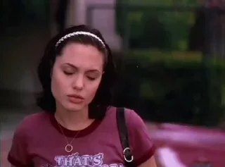 Sticker from Angelina jolie