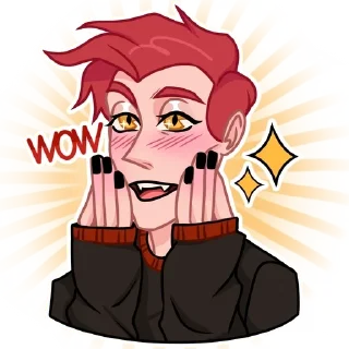 Sticker from good omens / ★purple cloud★(ar