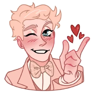 Sticker from good omens / ★purple cloud★(ar