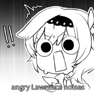 😡 emoji Lesbian Impact Telegram sticker 20 of 34