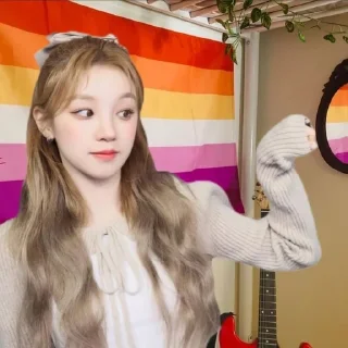 Sticker from lesbian