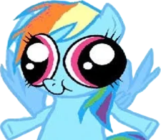 😊 emoji My little pony Telegram sticker 9 of 31