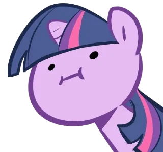 😐 emoji My little pony Telegram sticker 1 of 31