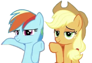 🤝 emoji My little pony Telegram sticker 23 of 31